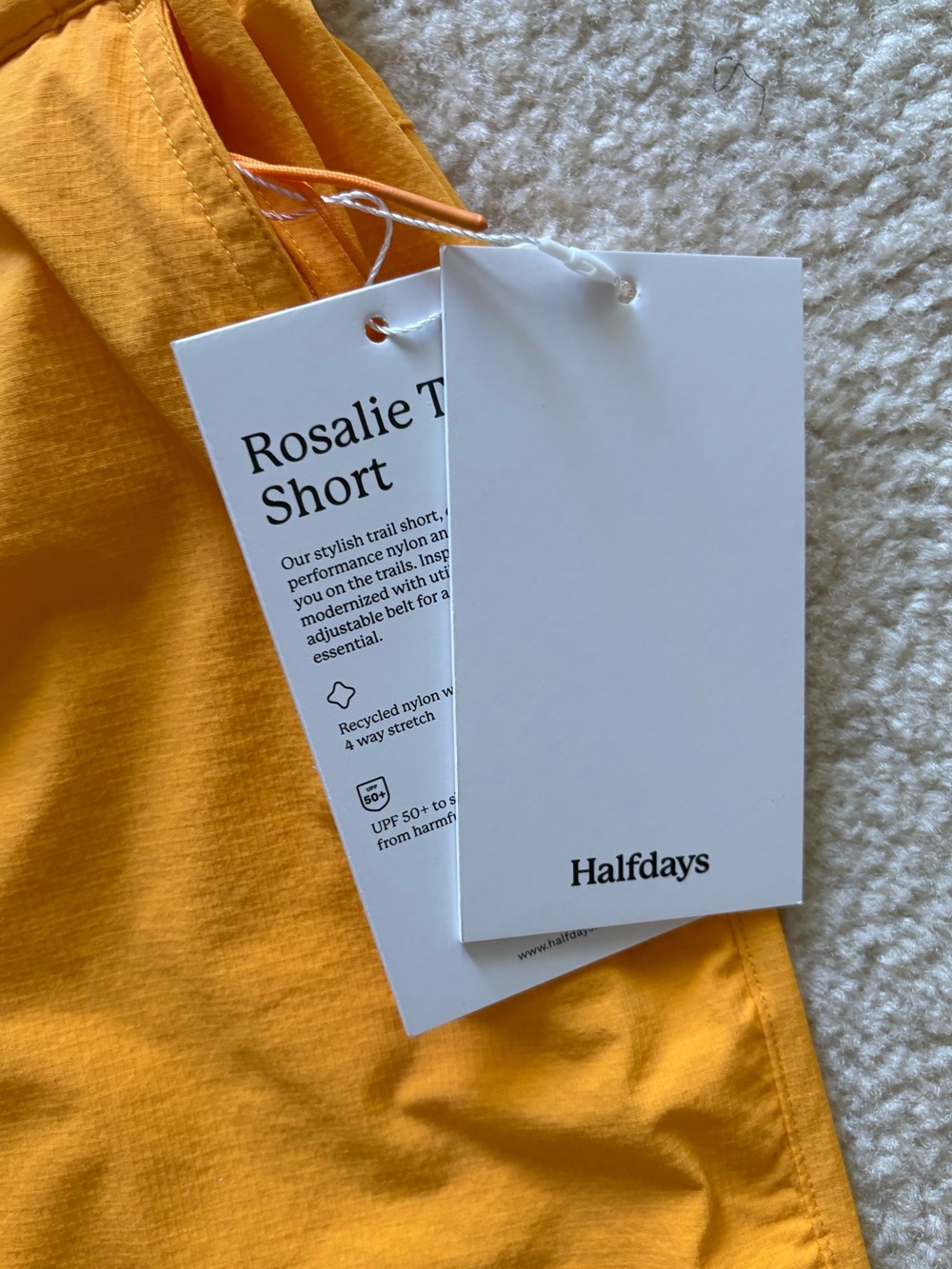 NWT Halfdays Women's Rosalie Trail Shorts. Size Small. - Picture 9 of 9